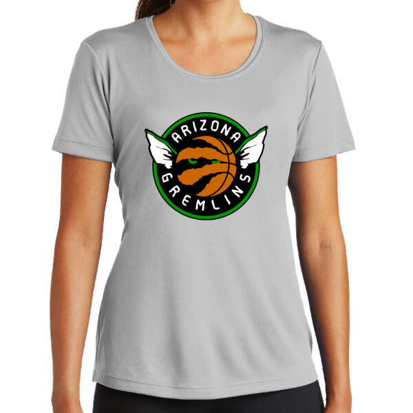 Arizona Gremlins Ladies Grey PosiCharge Competitor Tee Thumbnail